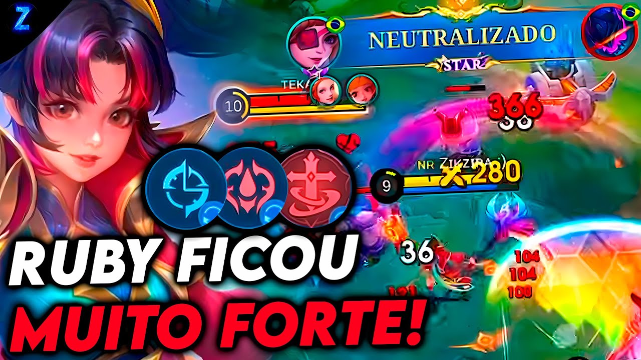 O BUFF BIZARRO NA RUBY!! - RUBY GAMEPLAY | Mobile Legends
