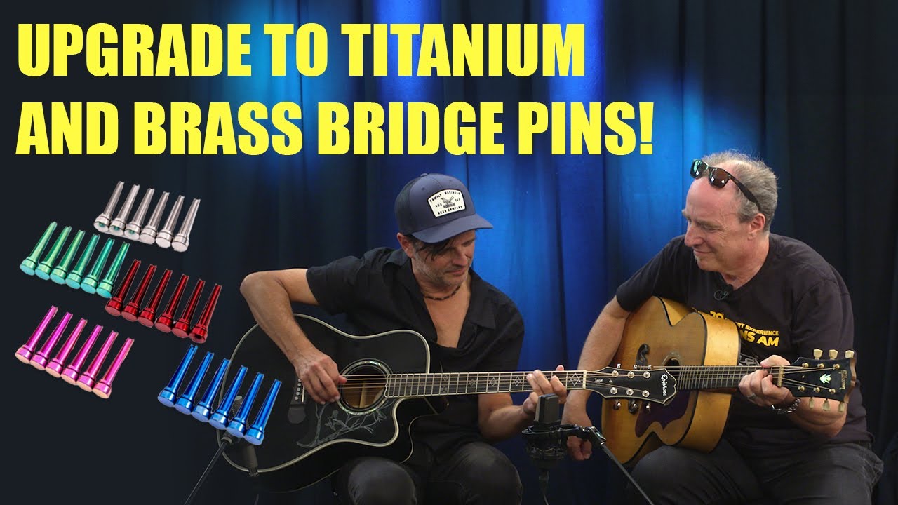 Kick up your acoustic tone with FU-Tone&rsquo;s high-performance titanium and brass bridge pins