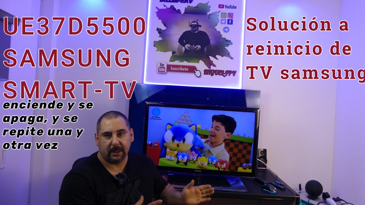 Solución a reinicio de TV samsung UE37D5500