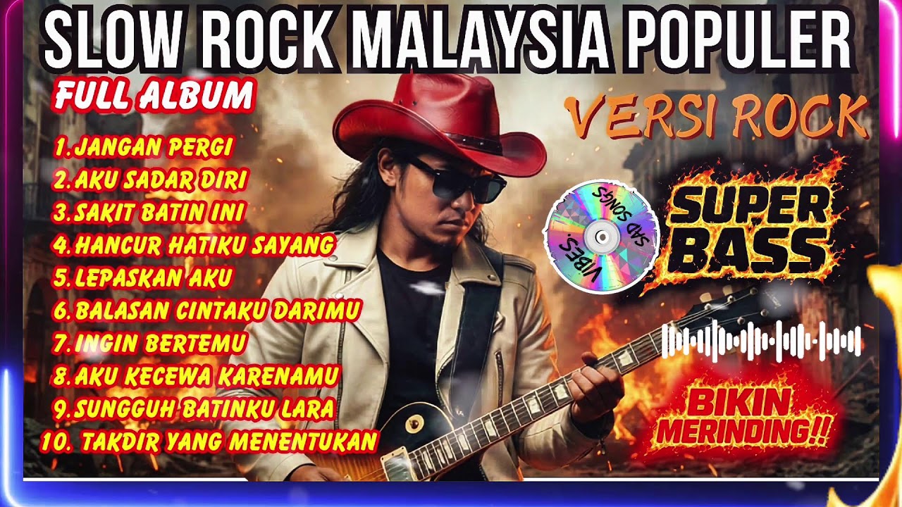 💥Bikin Merinding‼️  Cover Rock Terbaik |  Teman Kerja |  Slowrock Malaysia Populer