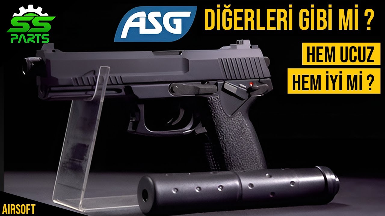 ASG MK23 UPGRADE / MK23 KARŞILAŞTIRMASI (SANCAKTAR SSPARTS Airsoftturkey)