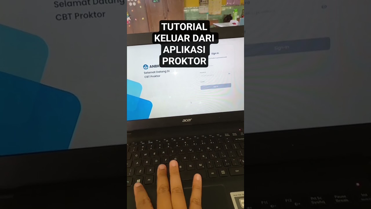 Keluar dari Proktor Anbk
