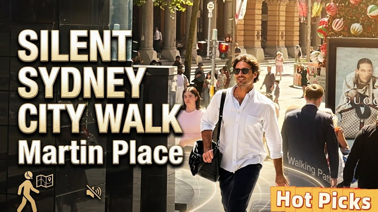 Silent Sydney City Walk -05: Martin Place (The Quick Route!)