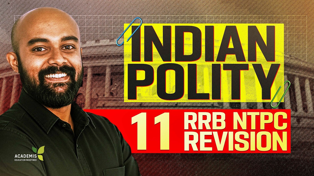 RRB NTPC Indian Polity Class - Constitutional & Statutory Bodies, Important Articles, Emergency