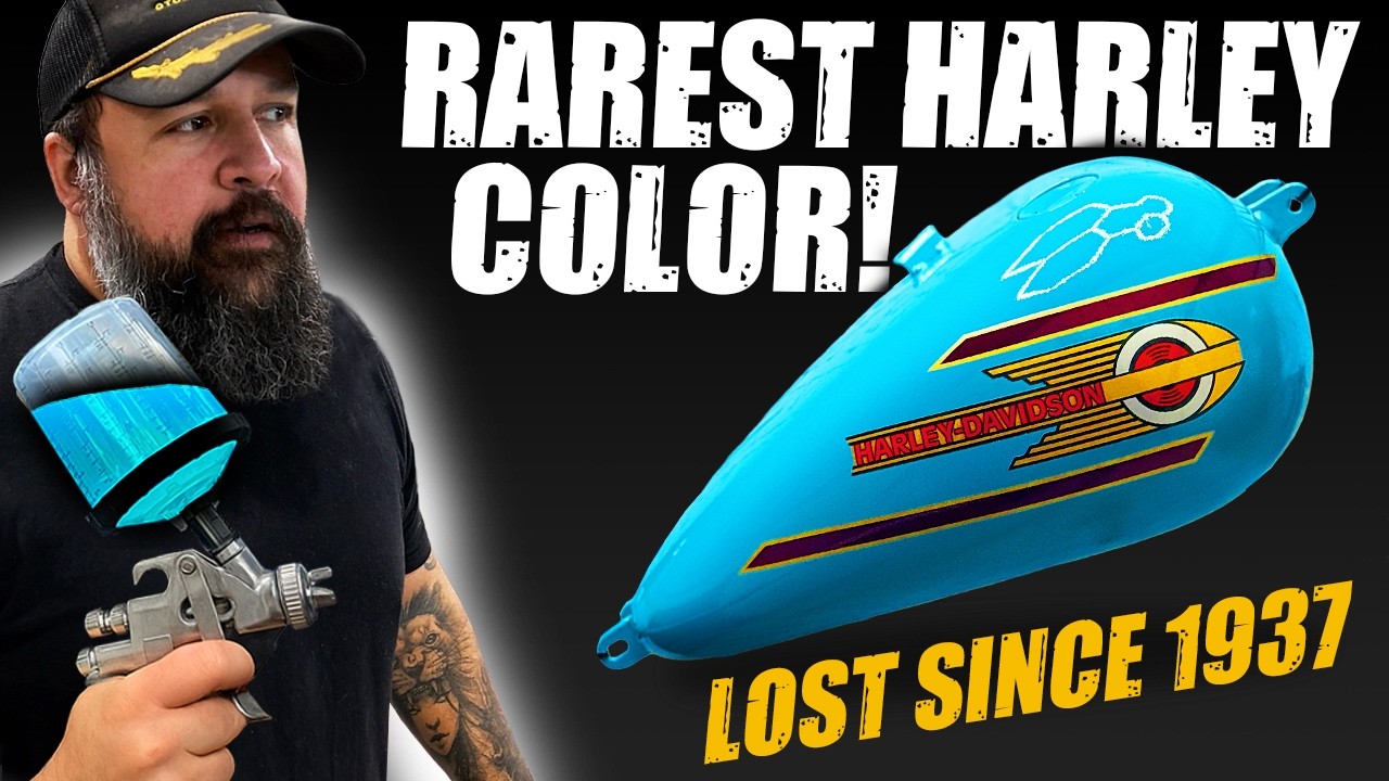 Painting RARE Harley-Davidson Color! (Born Free Pt. 10)
