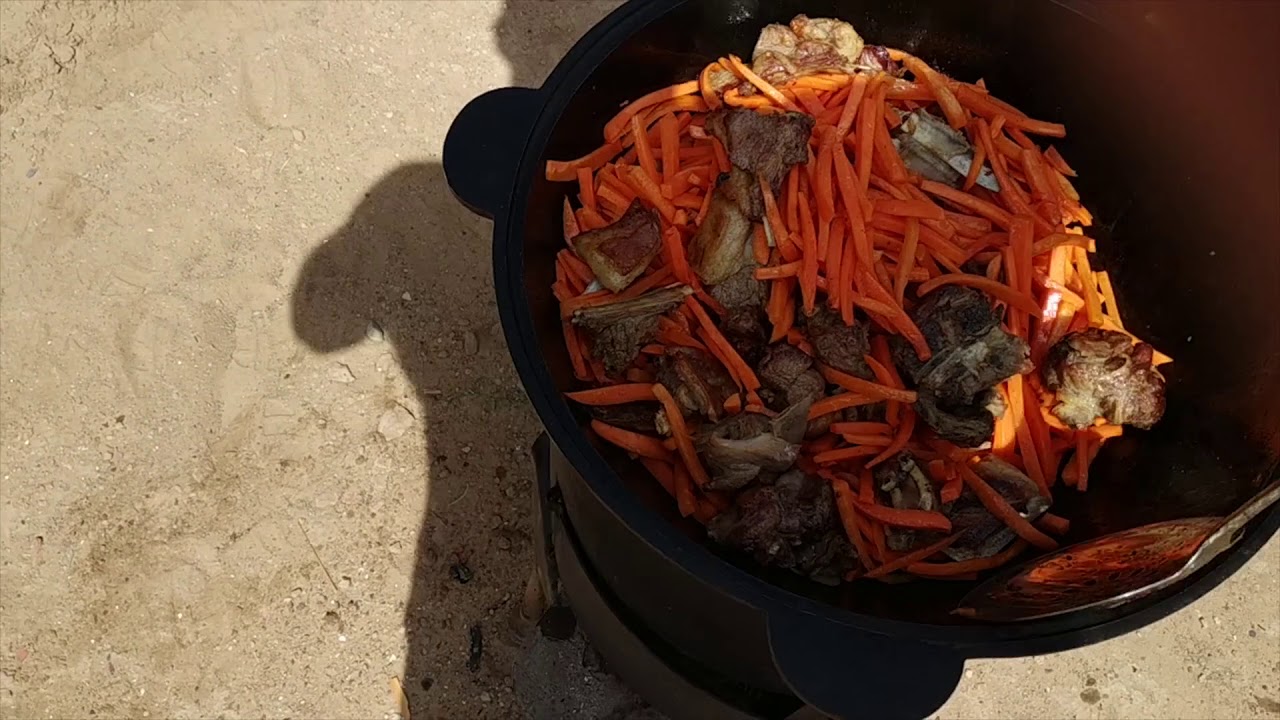 Рецепт приготовления Узбекского плова в казане.