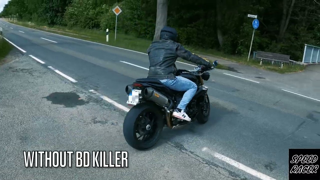 Sound Speed Speed Triple 1050 Arrow 3 in 2 fly by with / without DB eater