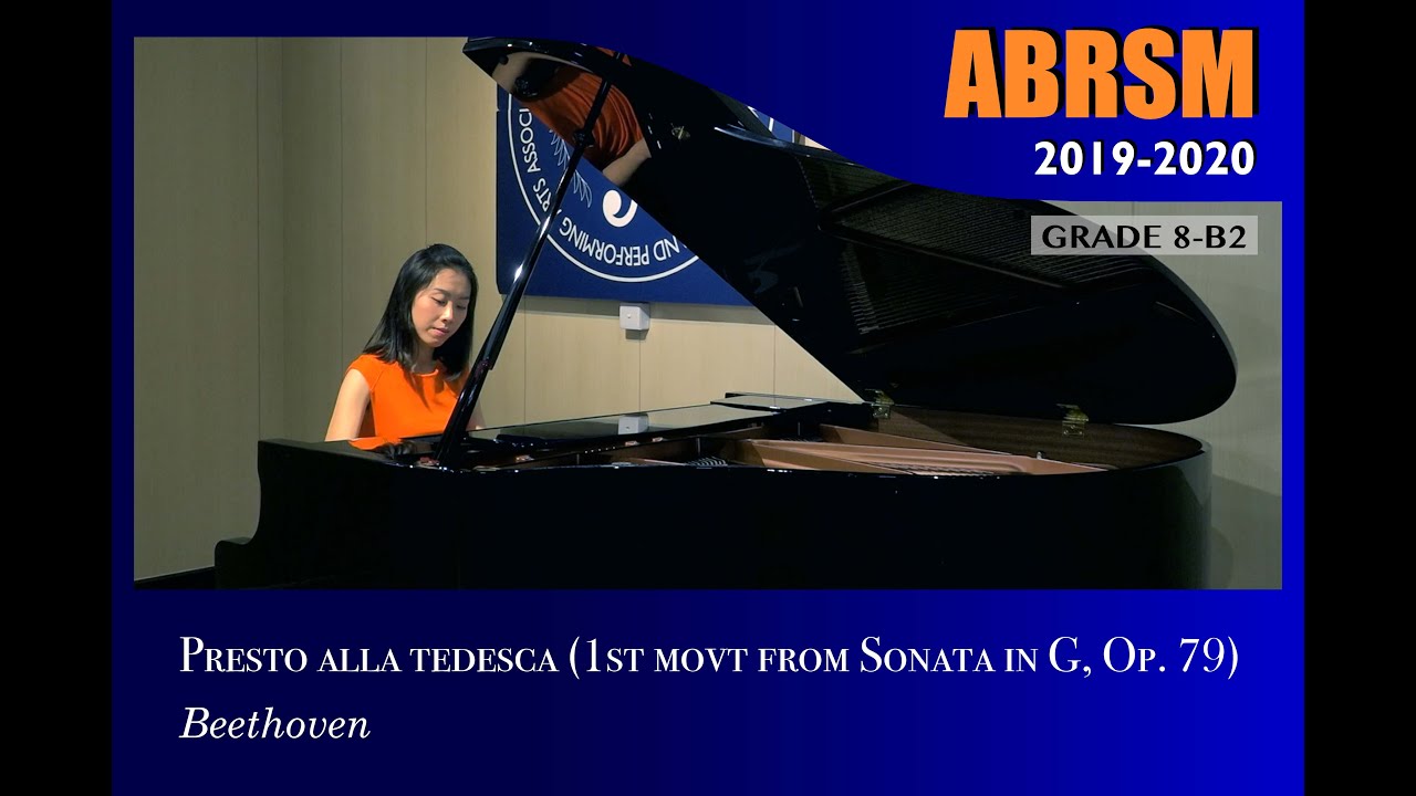 [青苗琴行 x 香港演藝精英協會] ABRSM Piano 2019 - 2020 Grade 8 B2 Presto alla tedesca