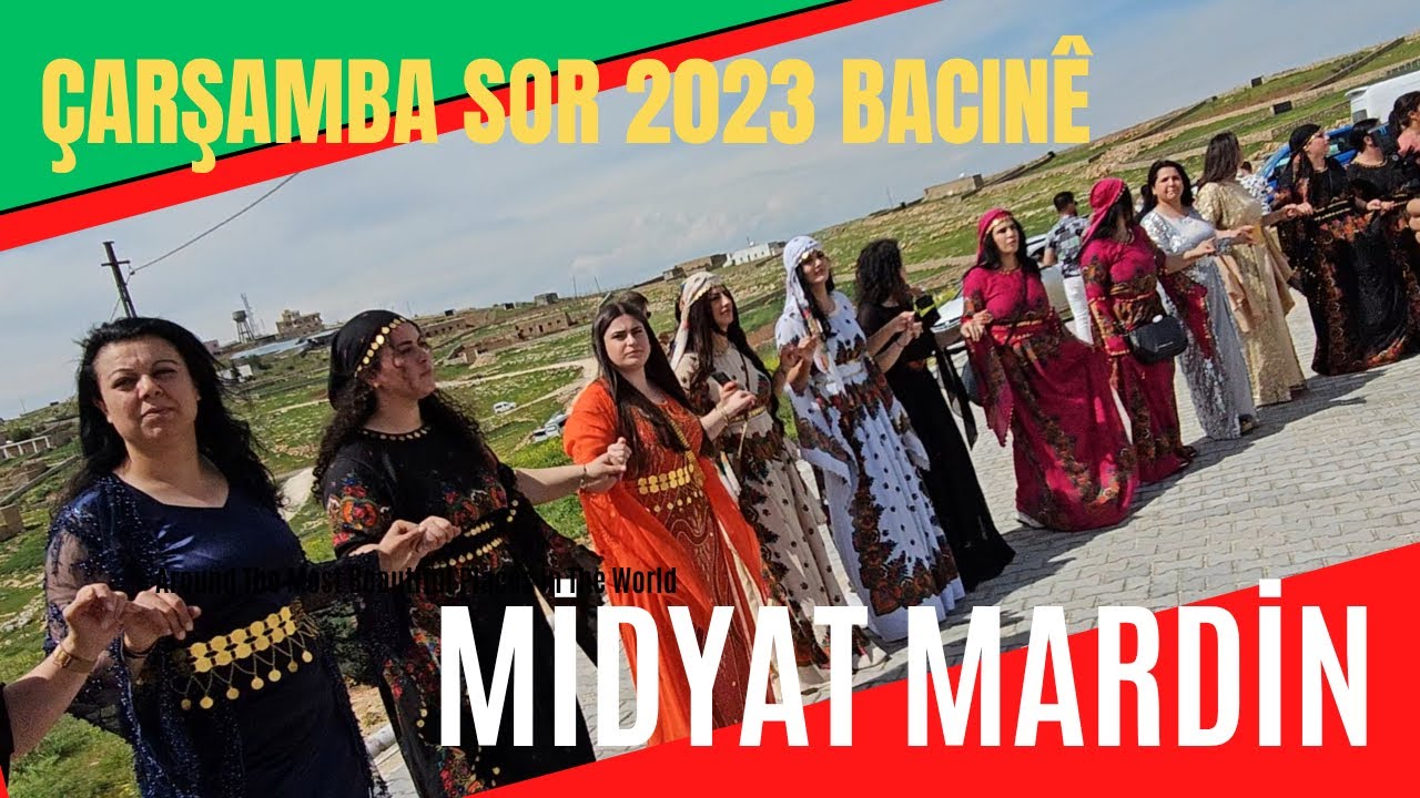 Midyat Güven köyünde Ezidilerin kutsal bayramı Çarşamba sor kutlaması