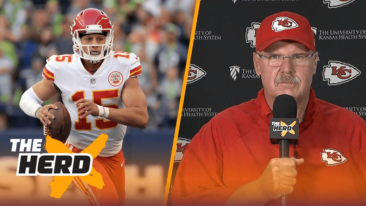 Andy Reid discusses Patrick Mahomes one day replacing Alex Smith, more | THE HERD (FULL INTERVIEW)