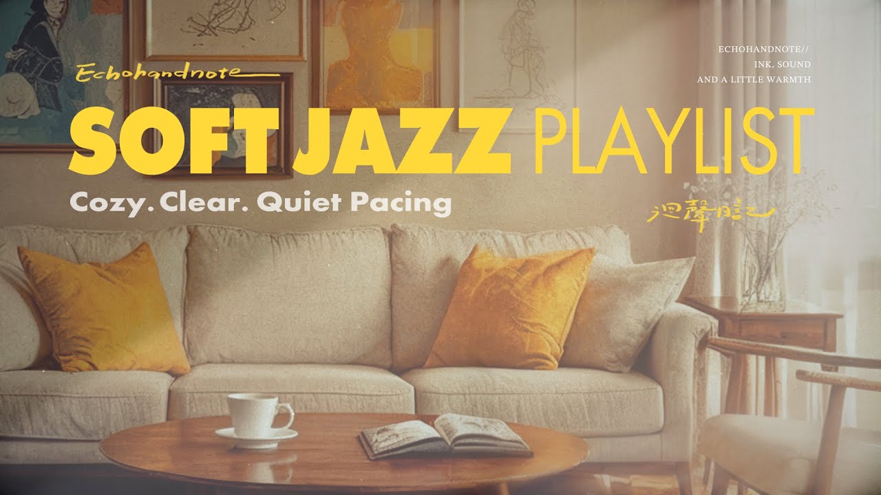 Playlist | Soft Jazz 放鬆氛圍爵士＆大提琴的溫柔呼吸.Breath finds its pace｜