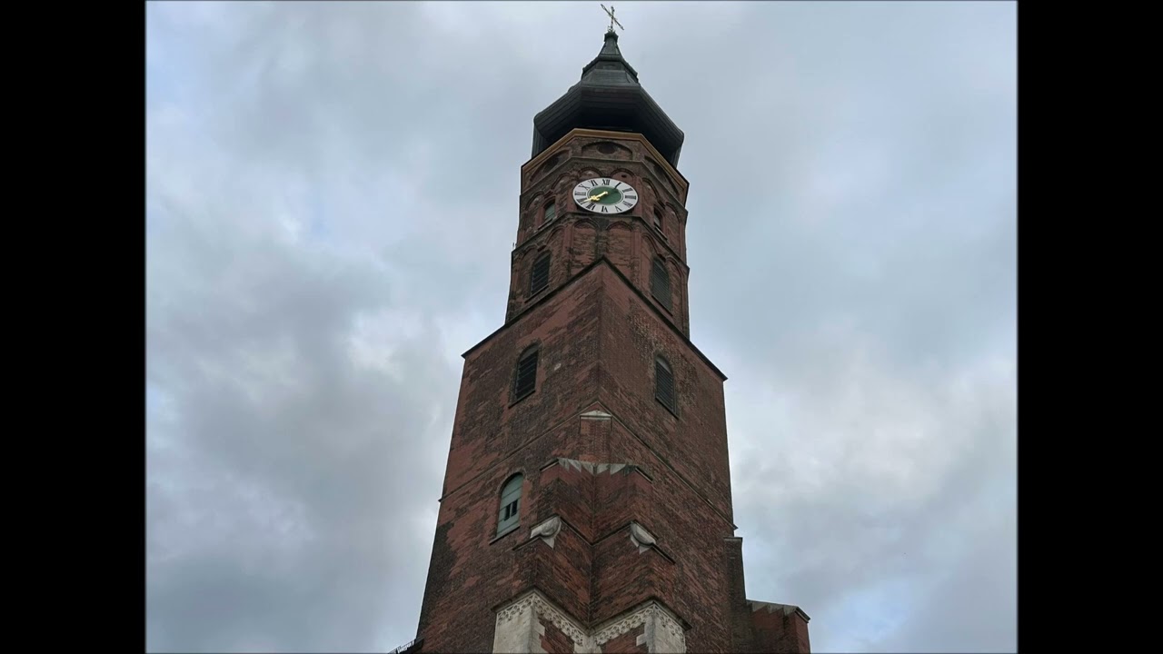Straubing Basilika St. Jakob Vollgeläut an Fronleichnam 2025 zur Prozession