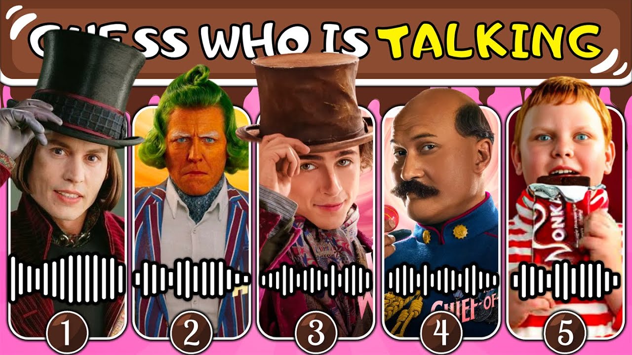 Guess The WONKA Character By Voice! 🍫🎫 | Wonka, Charlie, Oompa Loompa and More... (Part 2)
