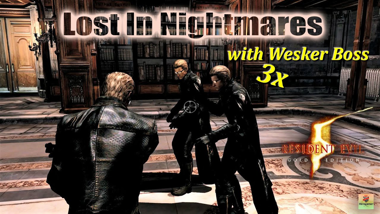 Resident Evil 5 Lost In Nightmares with Triple Wesker Boss Mod
