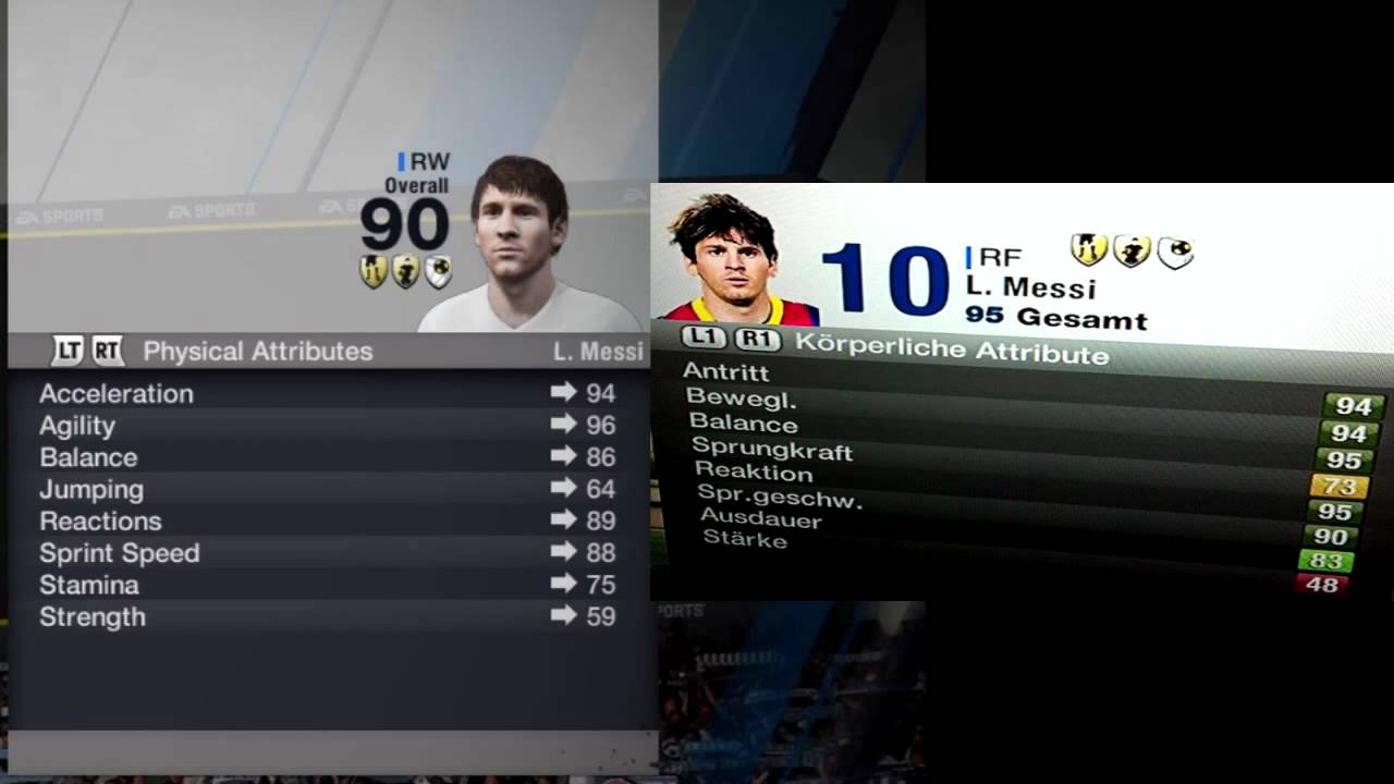 FIFA 12 | Lionel Messi's Rating