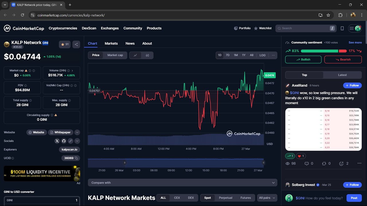 Is KALP Network ($GINI) Token Legit or Scam ??