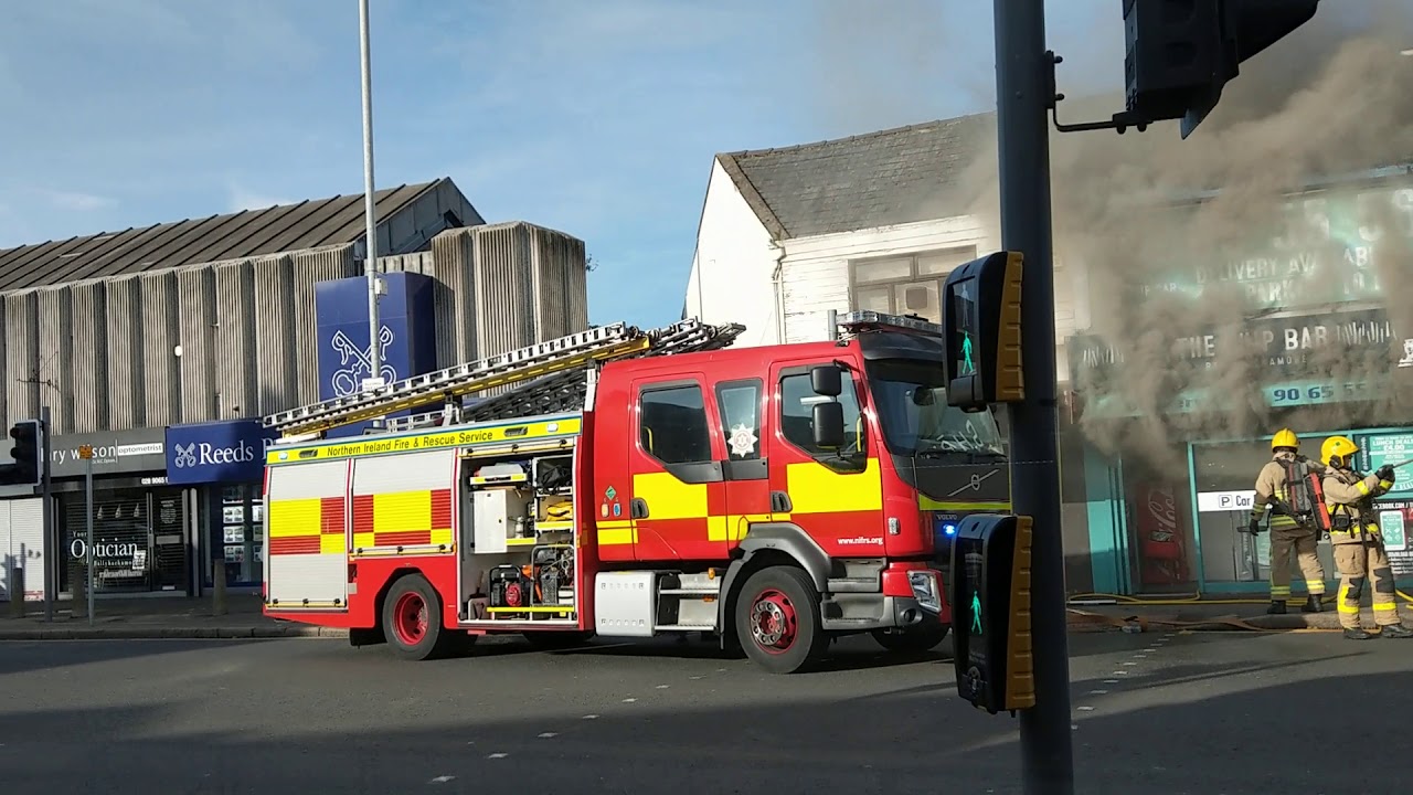 Fire in East Belfast Ballyhakamore