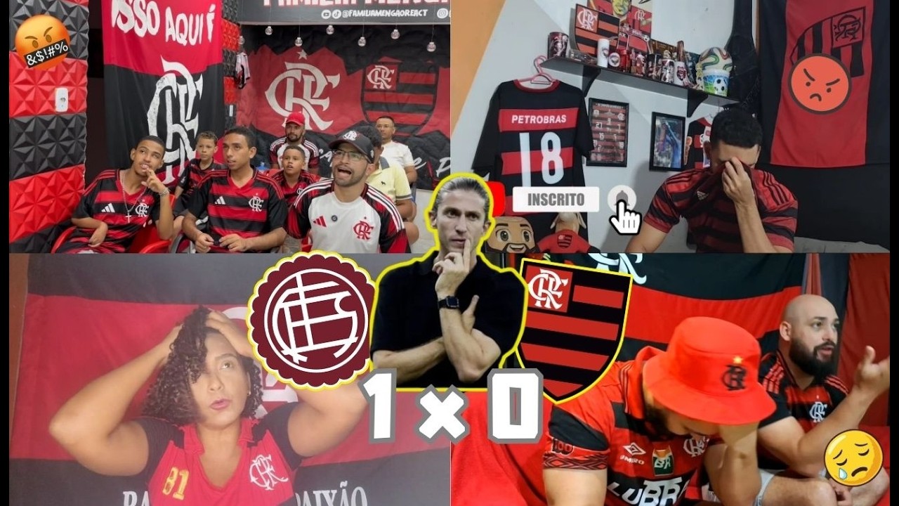REAÇÕES FLAMENGUISTAS REVOLTADOS EM LANUS 1 X 0 FLAMENGO | FINAL RECOPA