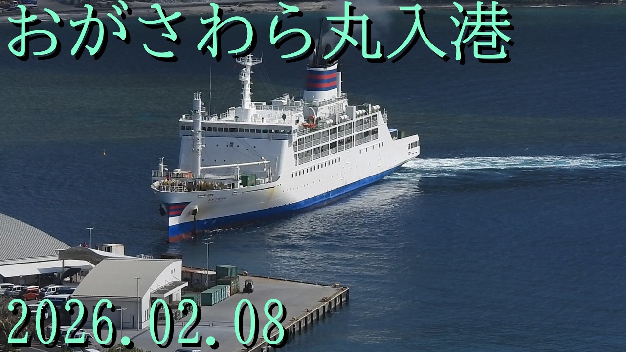 おがさわら丸入港2026.02.08