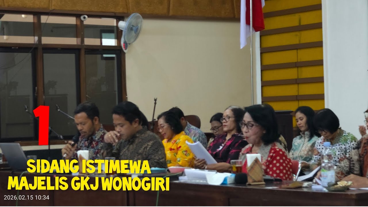 𝘚𝘐𝘋𝘈𝘕𝘎 ISTIMEWA 𝘔𝘈𝘑𝘌𝘓𝘐𝘚  𝘎𝘒𝘑 𝘞𝘖𝘕𝘖𝘎𝘐𝘙𝘐, 𝘔𝘐𝘕𝘎𝘎𝘜 15 𝘍𝘌𝘉𝘙𝘜𝘈𝘙𝘐  2026( 1 )@GKJWONOGIRI 