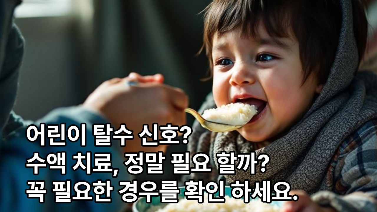 건강 지킴이 : 탈수?,  수액 치료가 필요 한 경우는?