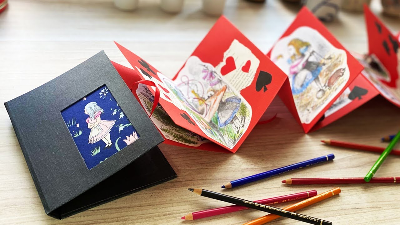 📚 КНИГА ХУДОЖНИКА ♠️♥️♦️♣️ Алиса в Стране Чудес [ Ручной Переплёт ]