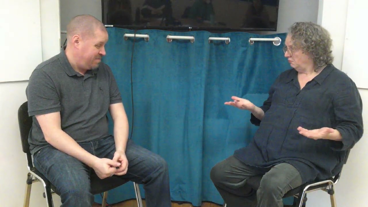 Pat doing Level 3 BSL conversation sample (Consumer issues)