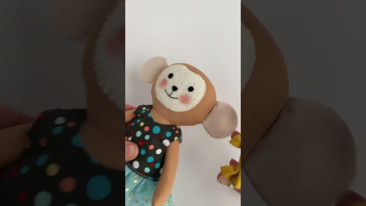 Soft cloth toy monkey for kids / The best gift for boy or girl