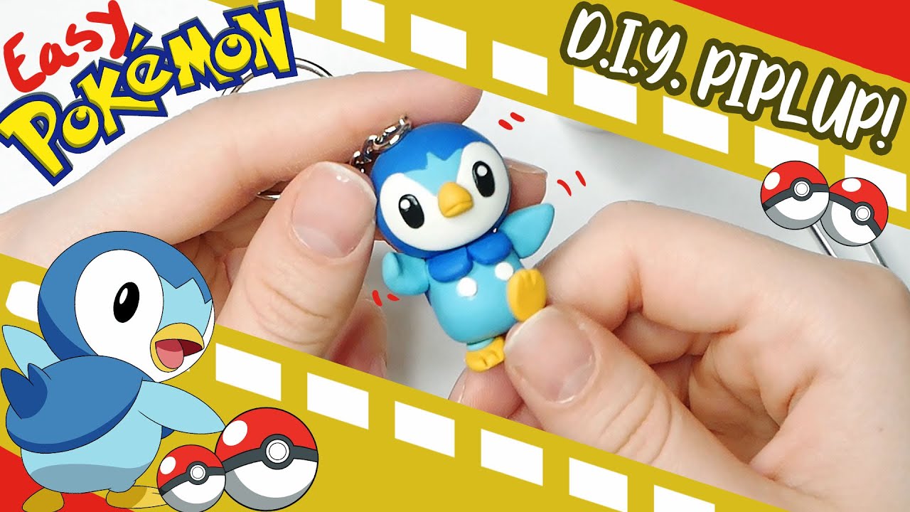 How To Make A Piplup Keychain! ~Pokemon Polymer Clay Tutorial~