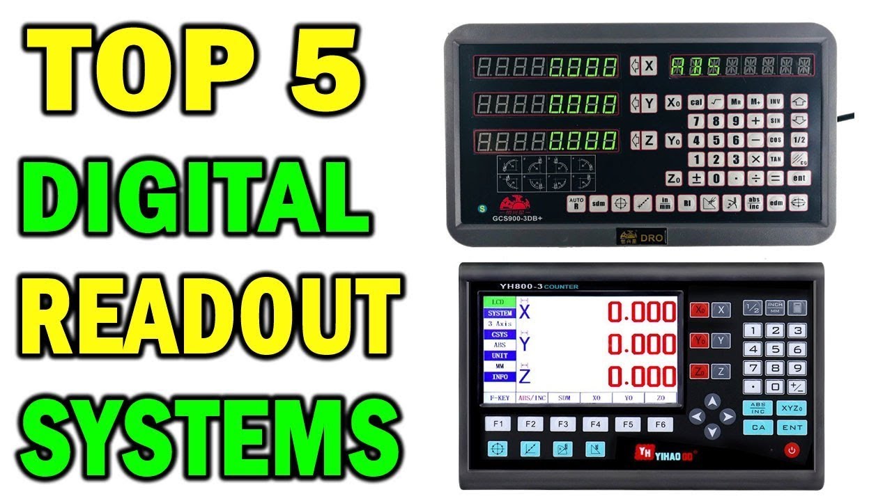 ✅ Top 5 Best Digital Readouts [ 2023 Review ] Aliexpress - For Lathe, Mill, Budget DRO Readout