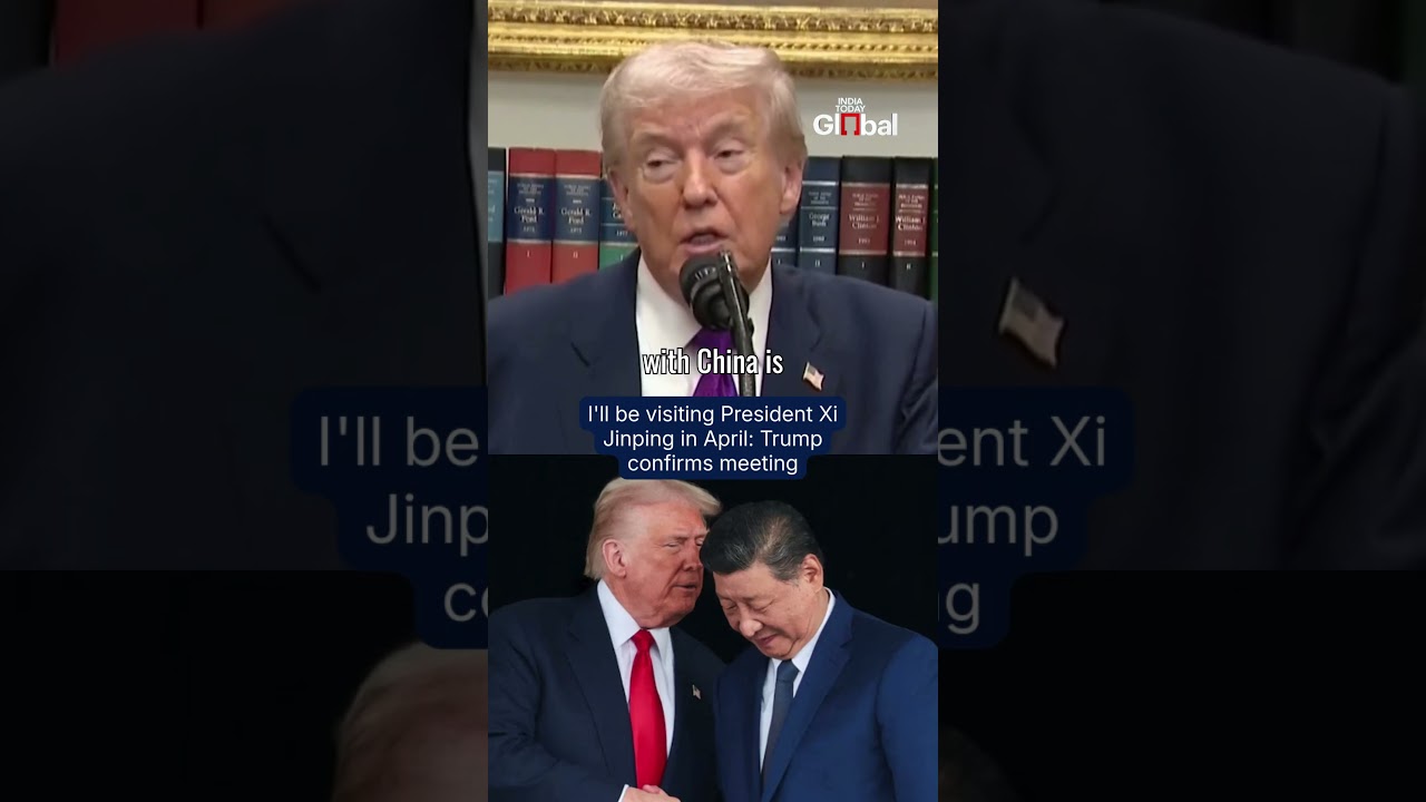 Trump to Visit China in April for Xi Jinping Talks, Says US-China Relations &lsquo;Very Good&rsquo; | #trump