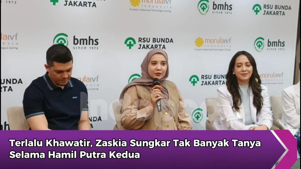 Terlalu Khawatir, Zaskia Sungkar Tak Banyak Tanya Selama Hamil Putra Kedua