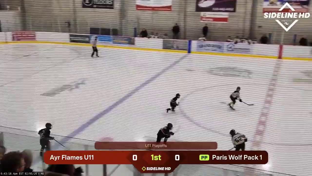Ayr Flames U11 @ Paris Wolf Pack 1 (2026.02.05)