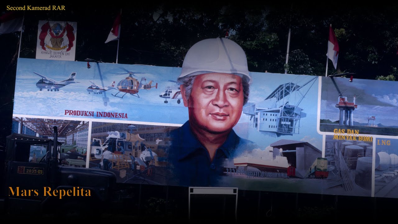 Mars Repelita - Indonesian Song about Suharto's Five Year Plan - With Lyrics