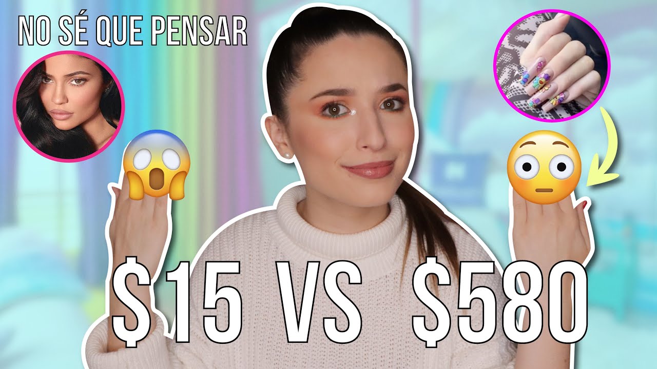 FUI A HACERME LAS UÑAS DE KYLIE JENNER BARATO VS CARO *la diferencia fue una locura*