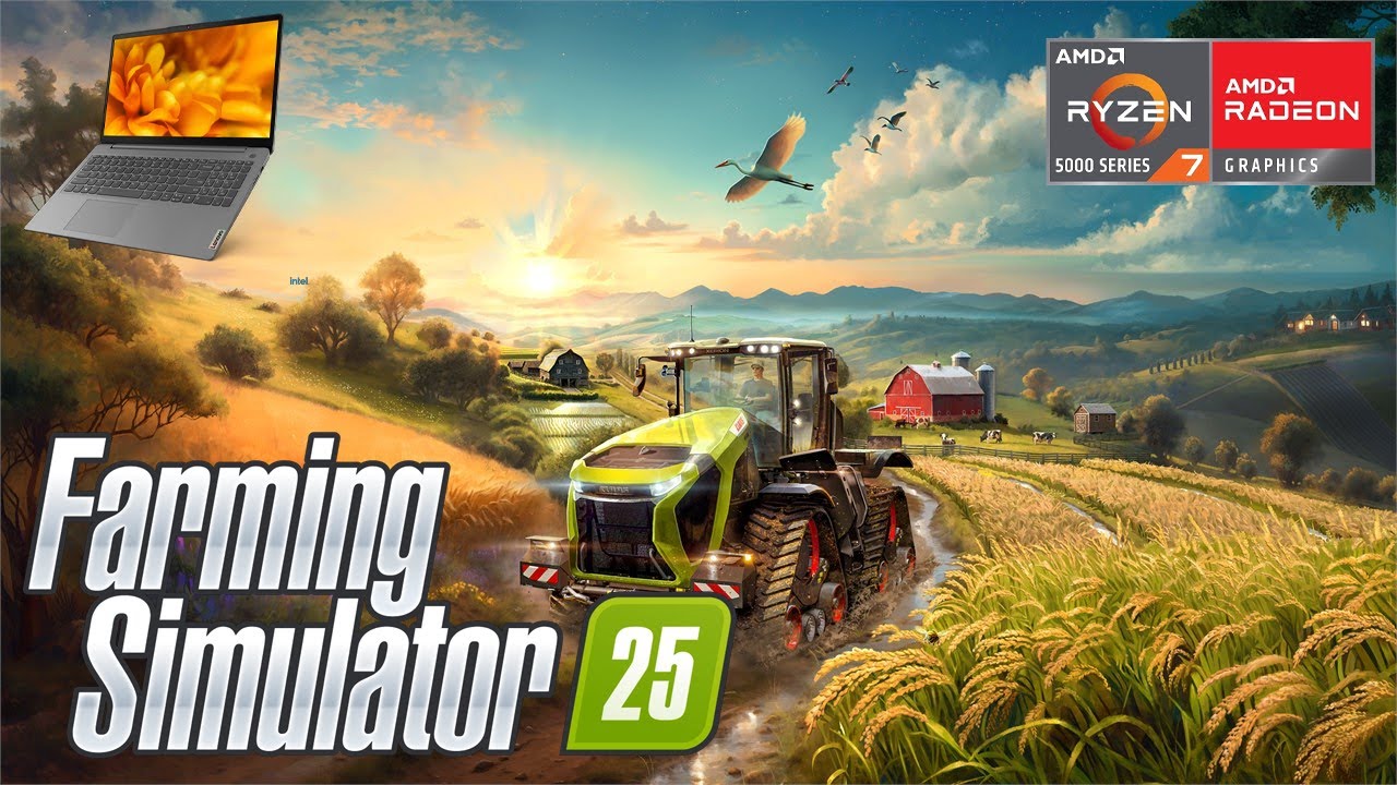 Farming Simulator 25 | Ideapad 3 com R7 5700U e 20GB RAM