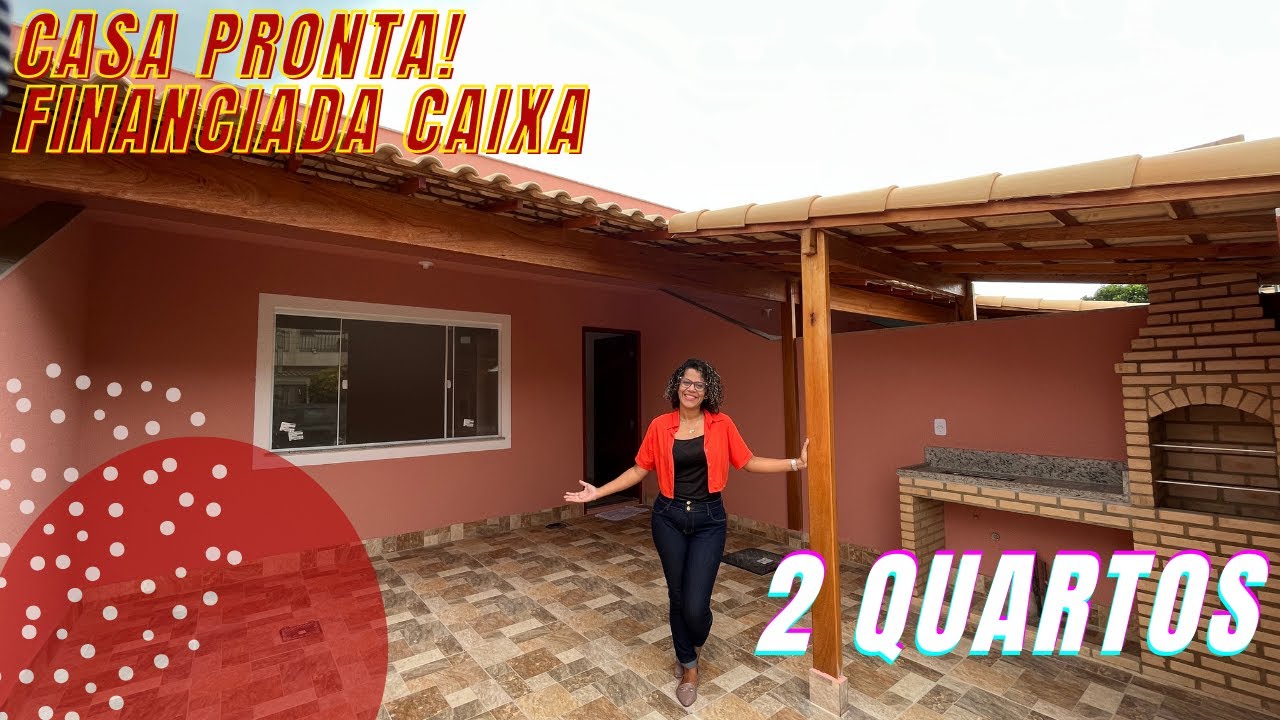 Casa em Barra de São João 2 quartos em rua calçada e pertinho da Praia!!!