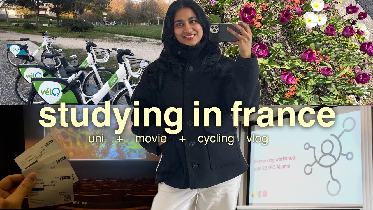 Uni day in my life as an Indian international student in France 