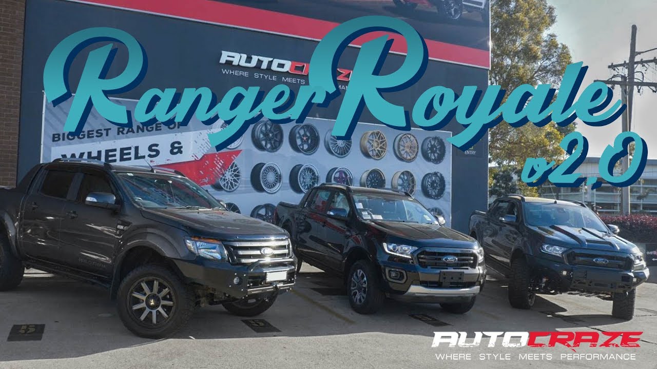 RANGER ROYALE | Ford Ranger PX3 Rims, Tyres, Rival Bar, Flares, Winch, Rock Sliders  & More