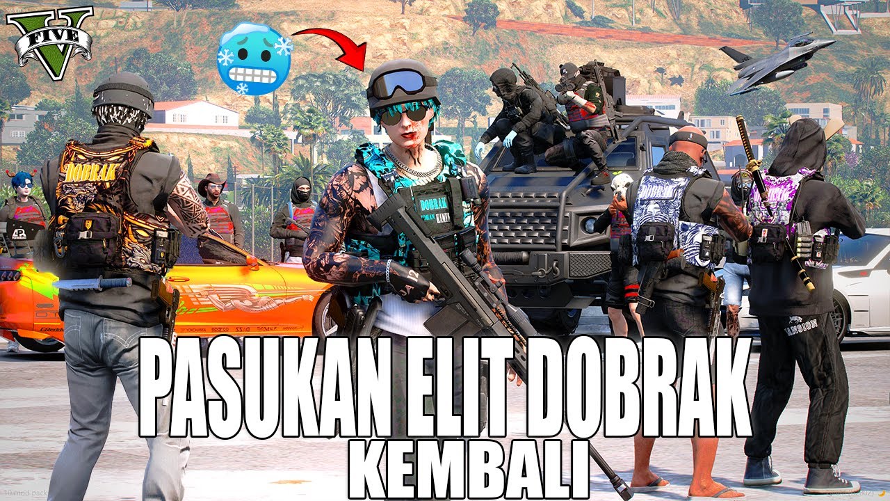 AMARAH BESAR PASUKAN DOBRAK !! MEMBANT*I SEMUA MAFIA TERKUAT !! GTA 5 ROLEPLAY