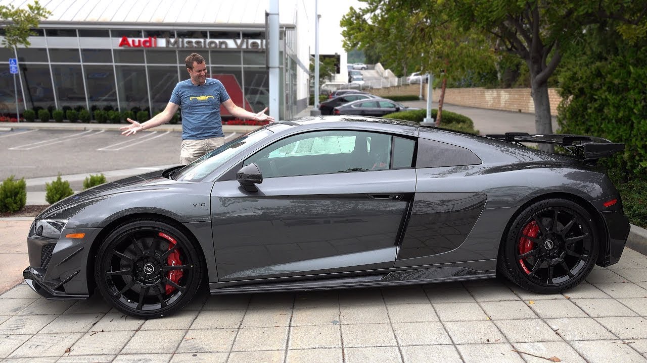 Audi R8 GT 2023 года, это прощальный R8 за $250,000