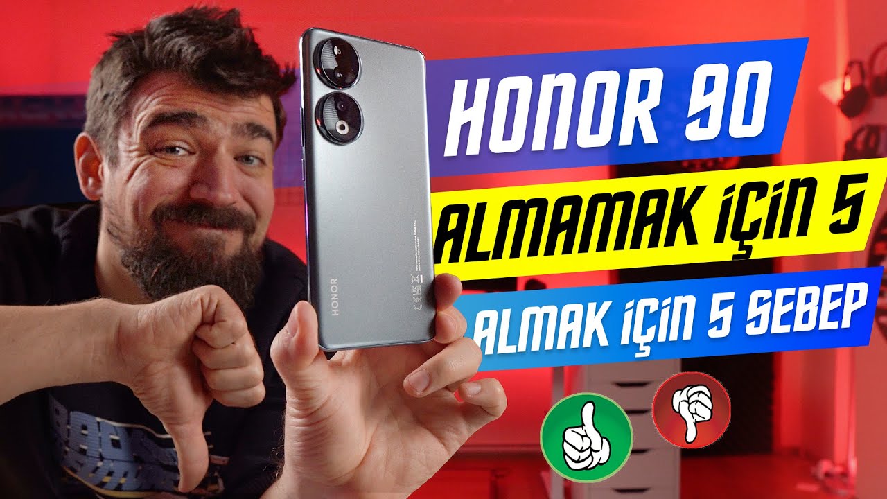 15.799₺ EN ALINASI TELEFON MU ? HONOR 90 EN KÖTÜ 5 VE EN İYİ 5 ÖZELLLİĞİ ?