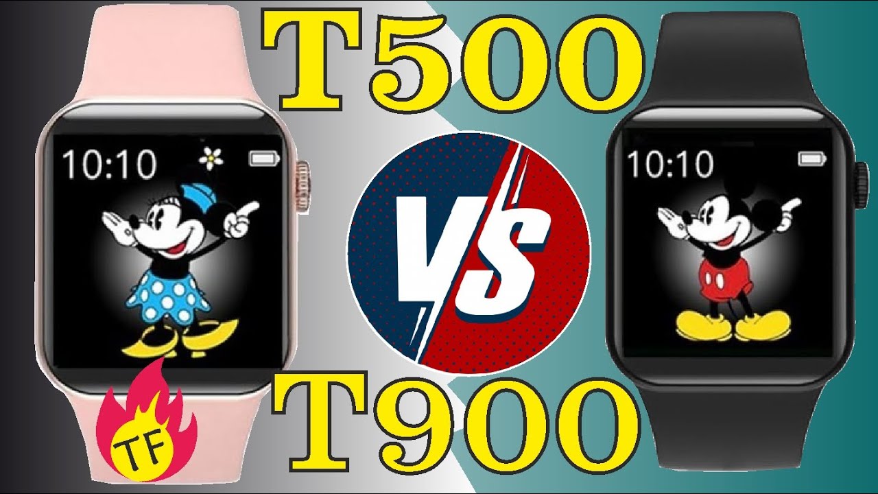 Smartwatch T500 VS T900 Cual es el mejor clon de Apple Watch #t500 #t900 #SmartWatch