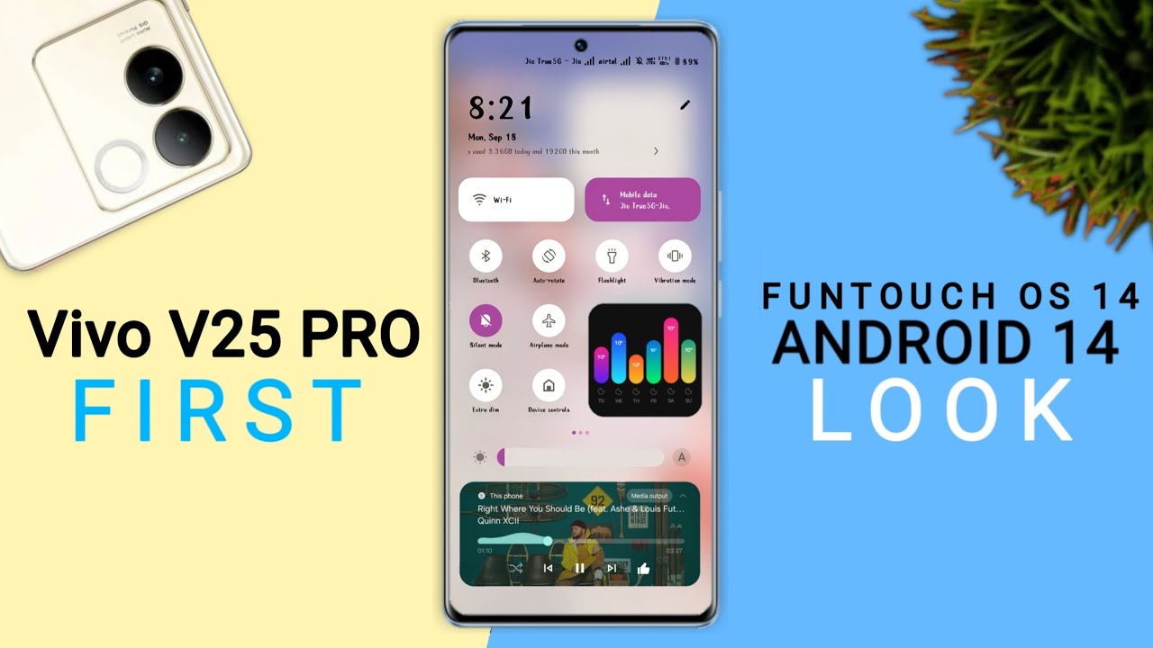 Vivo V25 Pro FuntouchOS 14 Android 14 Update | 54+ Hidden Features | Vivo V25 Pro New Update