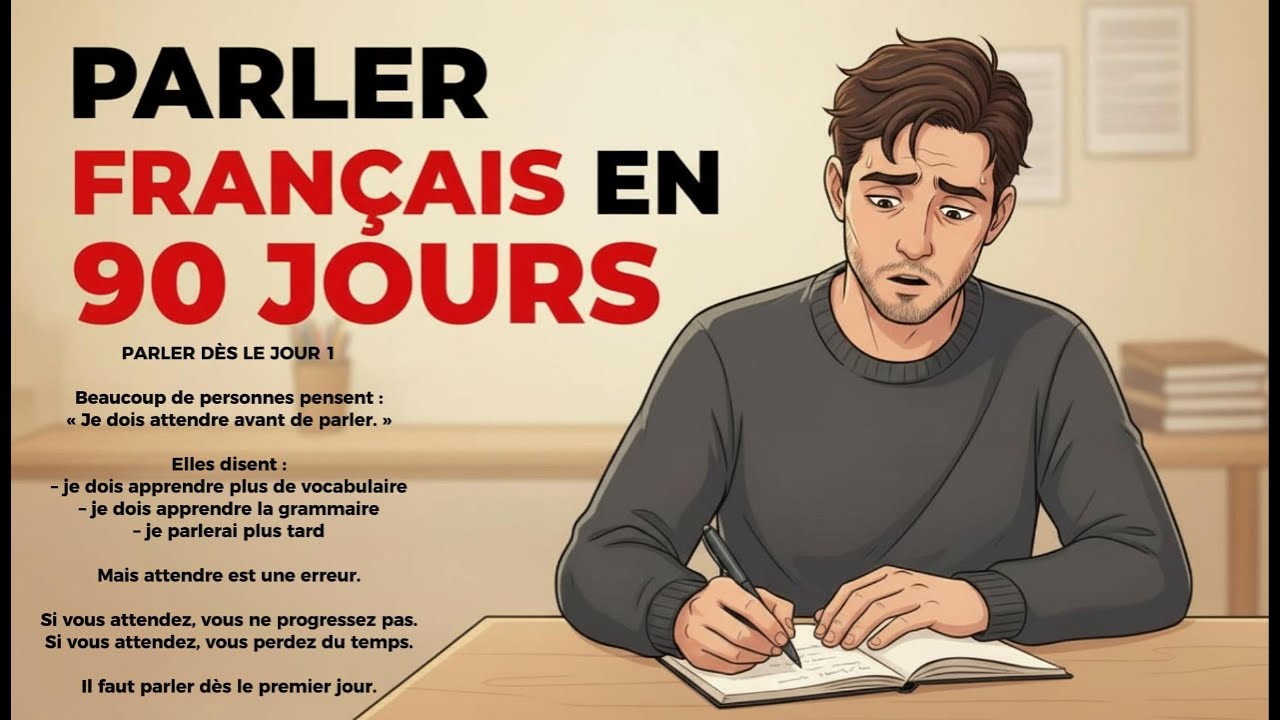 Speak French in 90 Days | Parler Français en 90 jours | French Listening Practice (A2- B1)