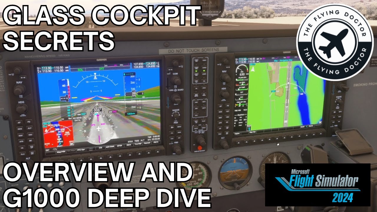 MSFS 2024 | Glass Cockpit Secrets– G1000, G3000 & G5000 Explained, G1000 Deep Dive