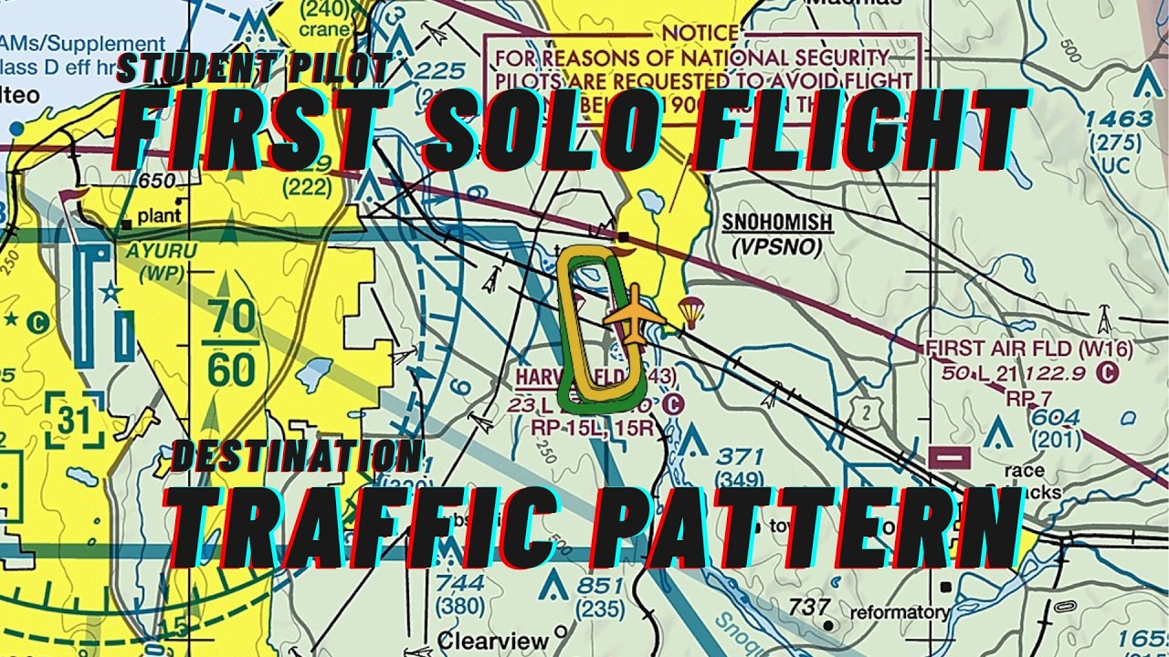 Student Pilot First Solo | Harvey Field (S43)