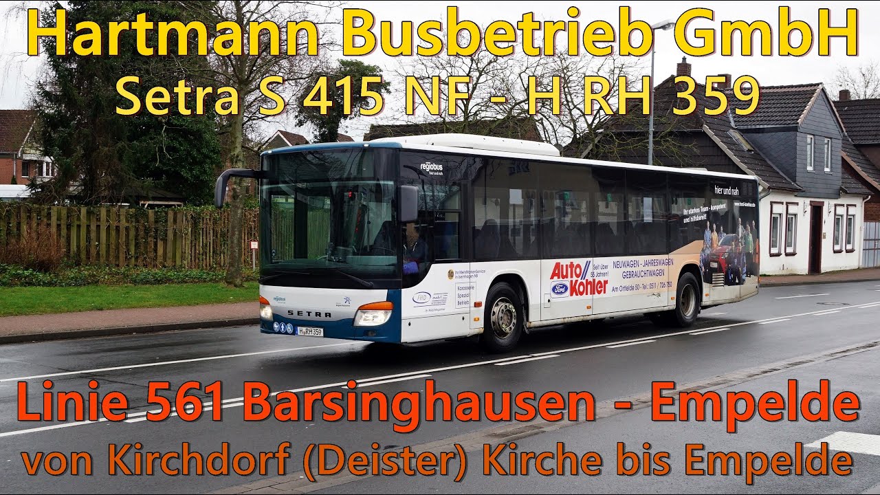[Sound] Bus Setra S 415 NF von Hartmann Busbetrieb GmbH - H RH 359