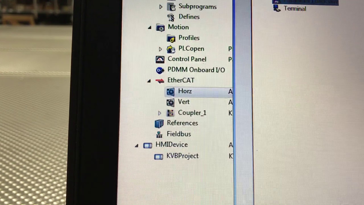 Load Drive Parameters using Kollmorgen IDE programming software