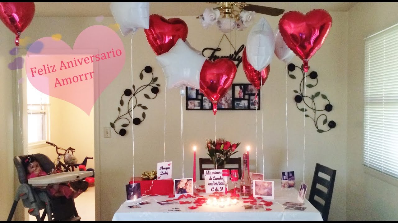 ideas de decoracion para aniversario,cena romantica,etc
